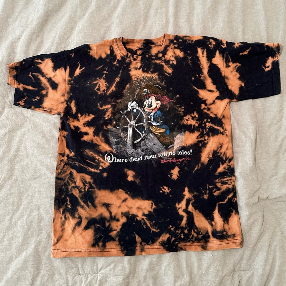 Disney Pirate Mickey Tie-Dye T-Shirt